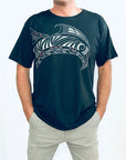 Mens New Zealand T Shirt-Mako Shark-100% Cotton