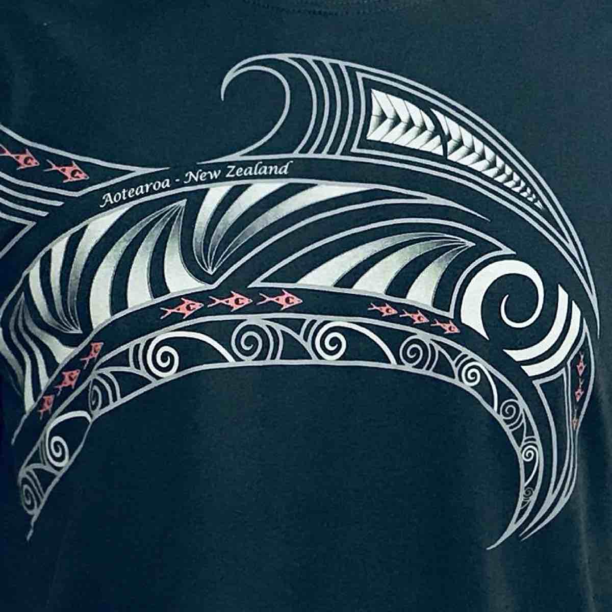 Men's New Zealand T-Shirt - Mako Shark design